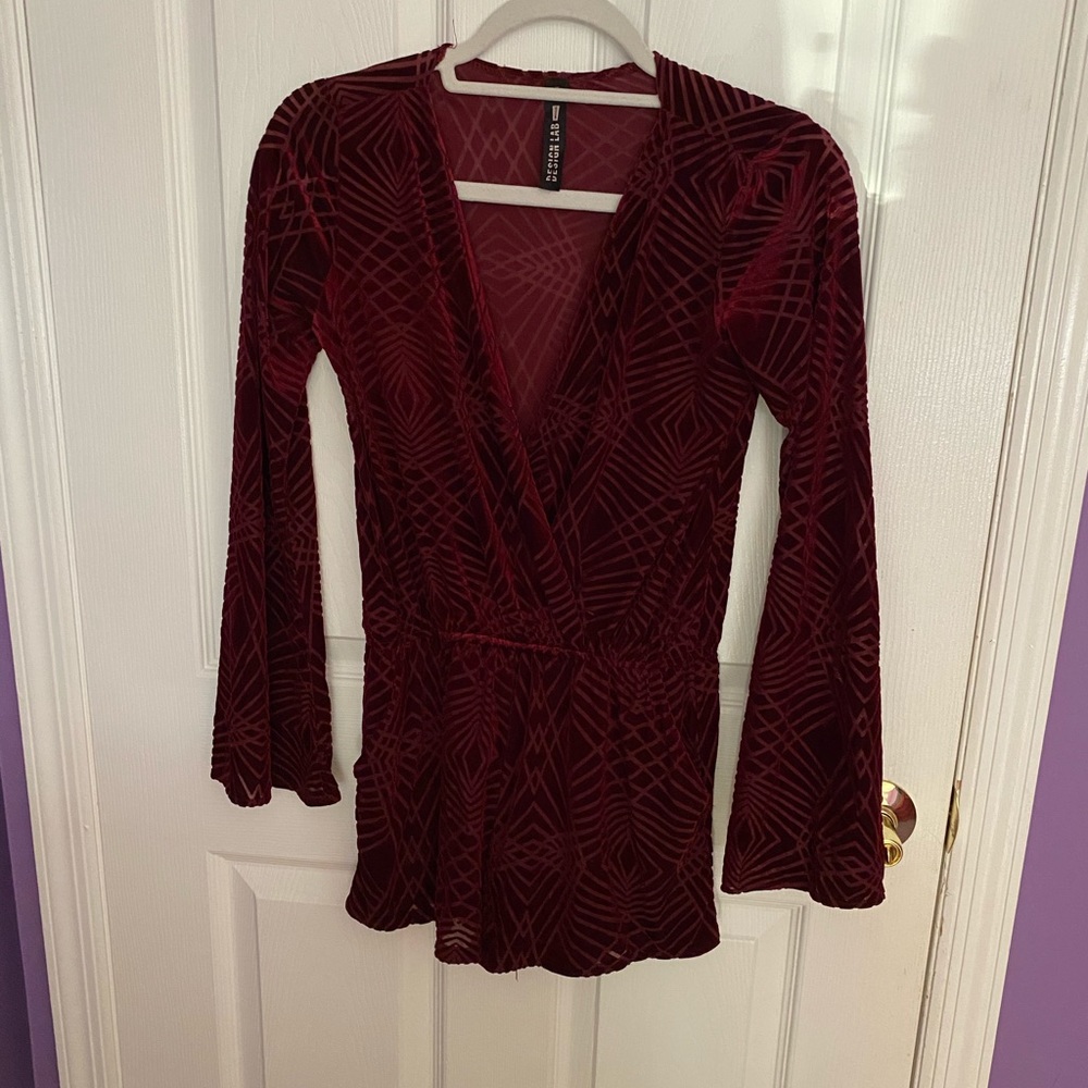 Velvet romper